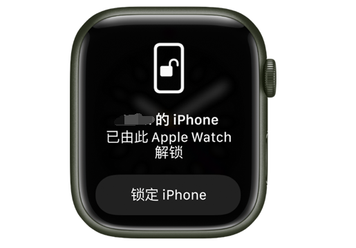 江华苹果手机维修分享用 AppleWatch 解锁配备面容 ID 的 iPhone方法 