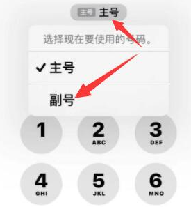 江华苹果14维修店分享iPhone 14 Pro Max使用副卡打电话的方法 